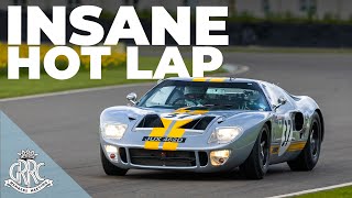 Incredible car control Ford GT40 flies around Goodwood [upl. by Kevon432]