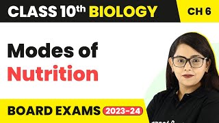 Modes of Nutrition  Life Process  Class 10 Science Biology Chapter 6  Class 10 Biology [upl. by Mcmullan]