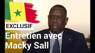 🛑DIRECT ENTRETIEN SPÉCIAL AVEC LE CHEF DE LETAT MACKY SALL [upl. by Aicenev]