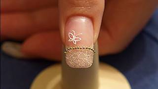 Fingernail design with nail art necklace [upl. by Reviel]