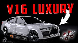 I Built A V16 Hyper Luxury Car Automation  BeamNG [upl. by Sukul]