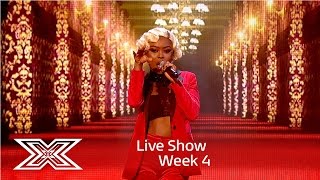 Gifty kicks of Fright Night with Fifth Harmony cover  Live Shows Week 4  The X Factor UK 2016 [upl. by Eolande238]