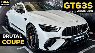 2024 MERCEDES AMG GT 63 S 4 Door V8 BRUTAL Coupe FULL InDepth Review Exterior Interior MBUX [upl. by Harmonia983]