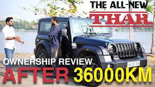 Mahindra Thar 4x4 ownership review 36000km  Revvband [upl. by Aseek94]