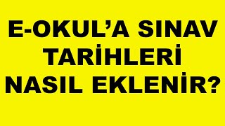 EOKULA SINAV TARİHİ NASIL GİRİLİR [upl. by Caldwell954]