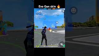 Evo Gan skin 🔥 freefire shorts [upl. by Yesnil]