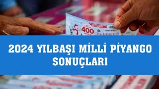 2024 Yılbaşı Milli Piyango Çekiliş Sonuçları İlk Sonuçlar Belli Oldu [upl. by Ael68]