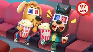 Movie Time Manners  Educational Cartoons for Kids  Police Cartoon  Sheriff Labrador [upl. by Jenni]