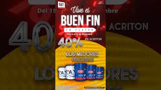 🔰Oferta única de 40 de descuento en Fester Acriton BUEN FIN 2024 [upl. by Nnayecats372]