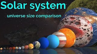 Smallest planet in the solar system  Universe Size Comparison 3D [upl. by Mosley]