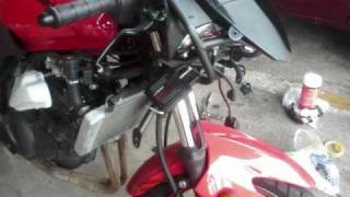 Ninja 250R xenon lights DIY slideshow [upl. by Tobi158]