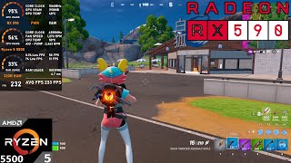 RX 590  Fortnite Chapter 6 Season 1 Performance Mode [upl. by Rinna]