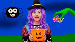 Trick or Treat Song amp More  Nursery Rhymes amp Kids Songs  Poli and Nick [upl. by Valerye]