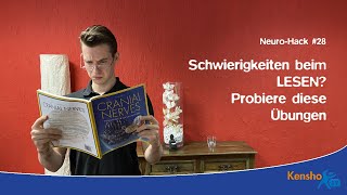 NEUROHACK 28  Schwierigkeiten beim Lesen  Probiere diese Übungen [upl. by Nalac]