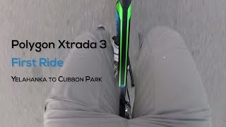 2017 Polygon Xtrada 3  First Ride  Yi 4k [upl. by Yllut]