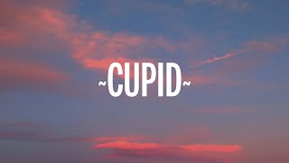 FIFTY FIFTY  Cupid Twin Version Sped Up  TikTok Remix Lyrics [upl. by Kurys]