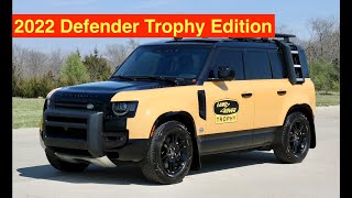 1 of 220 2022 Land Rover Defender X Dynamic SE Trophy Edition Walk Around and POV Drive [upl. by Gnal]