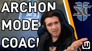 Starcraft 2 ARCHON MODE quotCOACHINGquot  WARNING Do Not Try At Home [upl. by Fortune]