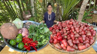 Rose Apple Salad Recipes by Countryside Chef [upl. by Mchail]