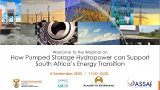 How Pumped Storage Hydropower can Support South Africa’s Energy Transition [upl. by Saber]