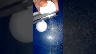 jambo Naphthalene balls cutting 😍 satisfyingvideo crushing trendingshorts naphthalene [upl. by Adnilec201]