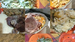 Couscous au pourpier plat traditionnel de Touggourt à découvrirquot Amermour طعام بالرجلة البندراڨ [upl. by Esinehs466]