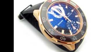 IWC Aquatimer Chronograph 18k Rose Gold Ref IW376903 [upl. by Alikee]