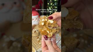 Brown butter cookie butter stuffed cookies recipe easyrecipe cookie [upl. by Ainslee]