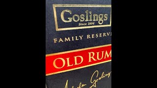 Rum Review Goslings Family Reserve Old Rum [upl. by Nahtanaoj]