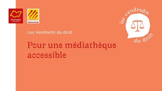 Pour une médiathèque accessible [upl. by Tezzil]