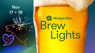 Enjoy Brew Lights at the Oregon Zoo [upl. by Etaner]