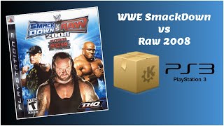 WWE SmackDown vs RAW 2008 PKG PS3 [upl. by Heppman585]