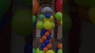 🎈🎉 Short 5 Ideas de Decoraciones con Globos [upl. by Gunning682]