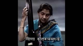 Raag Malkauns Pta Veena Sahasrabuddhe Live performance Audio Durge Bhawani Chota Khayal [upl. by Ennaylloh]