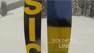 2015 Line Sick Day 110 Skis Review  aussieskiercom [upl. by Amsirhc]