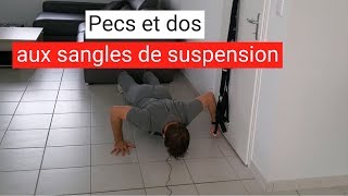 Comment travailler les PECS et le DOS aux sangles de suspensions [upl. by Ecirtael411]