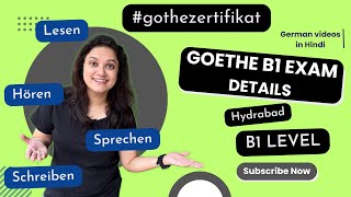 Goethe Exam Update for Hyderabad students  Learn German in Hindi [upl. by Sosanna]