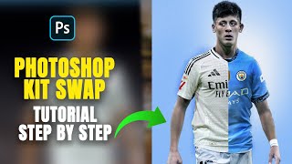 photoshop kit swap tutorial photomanipulation techniques in sport graphic [upl. by Onailerua]