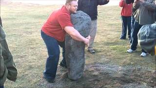 Benedikt Magnusson vs 580lb Stone [upl. by Ayhtnic]