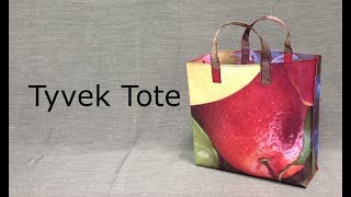 How to Make a Tyvek Tote Bag [upl. by Jillene896]