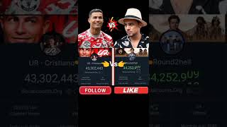 🥰Cristiano Ronaldo😂 vs round 12 kiske subscriber jyada hai😂short👉😭😭😭😭 subscribe Karo pelesh [upl. by Cavil291]