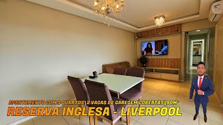 Reserva Inglesa Liverpool Apartamento com 90m² 3 quartos sendo 1 suíte2 vagas garagem de cobertas [upl. by Erodisi]