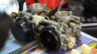 Ducati Monster 600 Carburetor rejetting part I [upl. by Naehgem834]