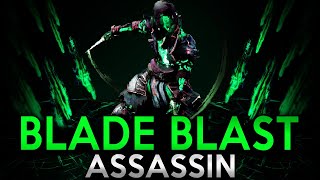 【Path of Exile  Outdated】Physical Blade Blast Assassin –Build Guide– Powerful Top Tier Starter [upl. by Ralli740]