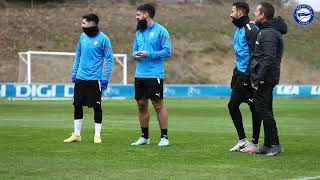 ENTRENAMIENTO  Seguimiento a Asier Villalibre  31 de enero  Deportivo Alavés [upl. by Enovi549]