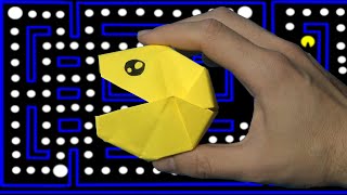 Cómo hacer un Pacman de papel  origami pacman [upl. by Cassilda]