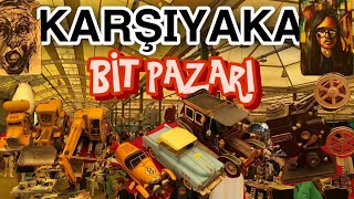 BİT PAZARI KARŞIYAKA  HER AYIN İLK PAZARI KURULAN KARŞIYAKA BİT PAZARINA GİTTİM [upl. by Yaffit]