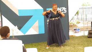 Maxy KhoiSan featDj Call Me ‐ Kwenzenjani Music performance [upl. by Araas]