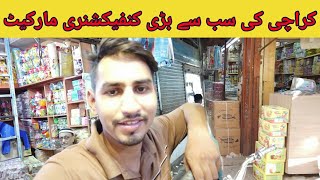 Biggest confectionery wholesale market in Karachi  Niaz wholesaler [upl. by Niletak83]