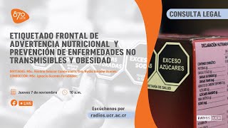 Etiquetado frontal de advertencia nutricional y prevención de enfermedades y obesidad [upl. by Brink443]